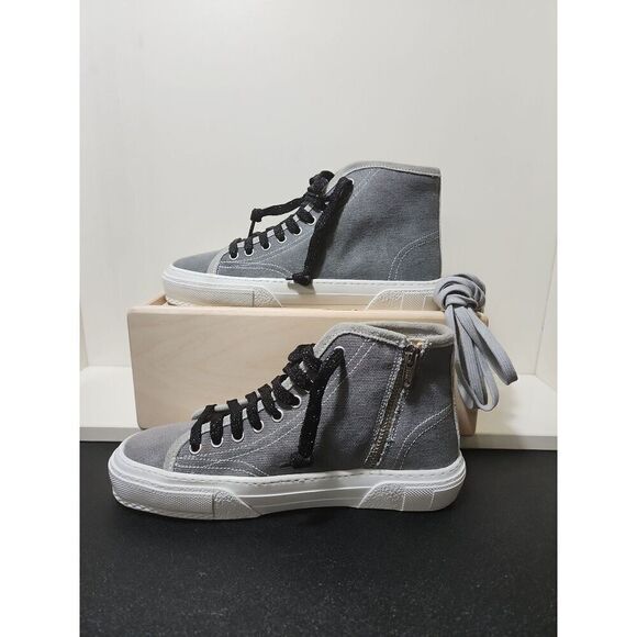 P448 Sally Hightop Sneaker Size 36 - Picture 2 of 10